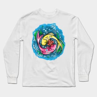 Hey fishy, fishy Long Sleeve T-Shirt